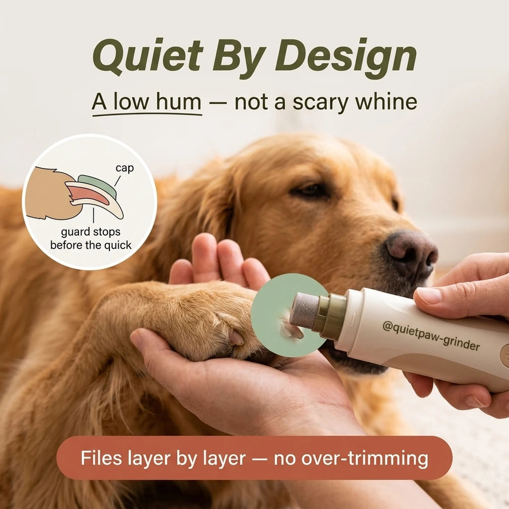 QuietPaw™ Pro Nail Grinder